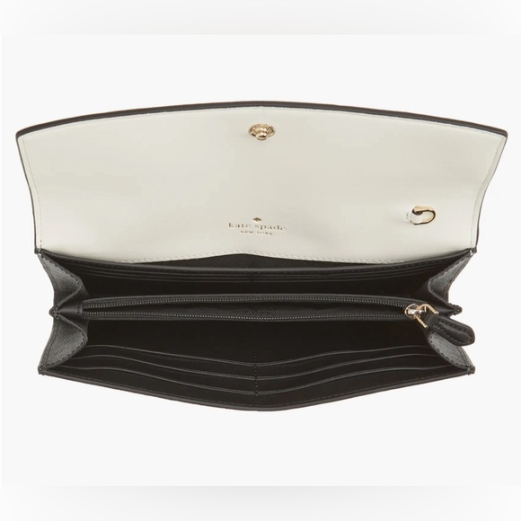 ♠️ Kate spade colorblock continental wallet with removable card wallet. - Picture 3 of 14